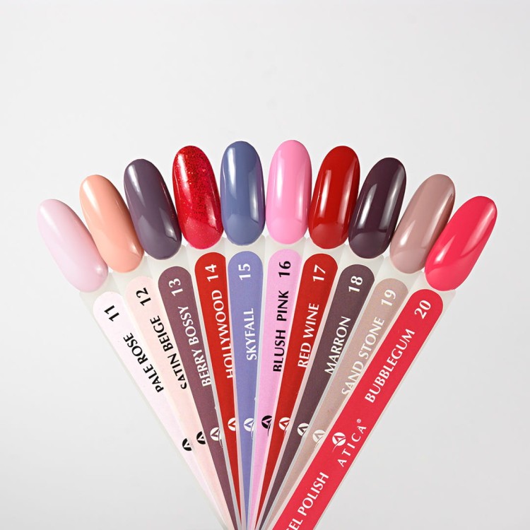 ATICA Lakier hybrydowy 017 Red Wine 7,5 ml