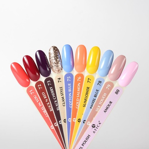 ATICA Lakier hybrydowy 075 Cotton Blue 7,5 ml