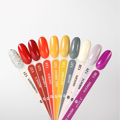 ATICA Lakier hybrydowy 126 Mustard 7,5 ml