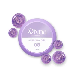 DIVNA Aurora Gel 08 5 ml / Żel do Zdobienia