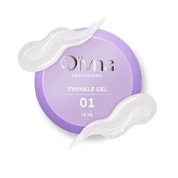 DIVNA Twinkle Gel 01 15 g / Żel Budujący