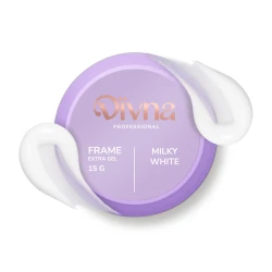 DIVNA Frame Gel Milky White 15 g / Żel Budujący