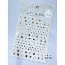 Naklejka Do Paznokci Samoprzylepne JO-353 Rose Gold
