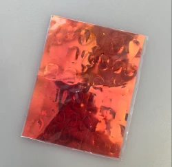 Naklejka Red Przezroczysta