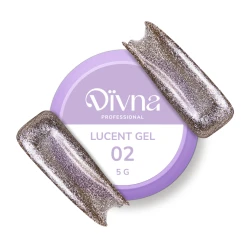 DIVNA Lucent Gel 02 Light Gold 5 g / Żel do Zdobienia