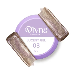 DIVNA Lucent Gel 03 Gold 5 g / Żel do Zdobienia
