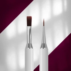Pedzelek dwustronny Exclusive do zelu  10 mm / liner 10 mm  NBX-08/03