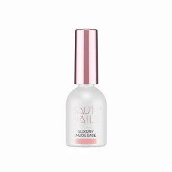 Saute Nails Luxury Nude Base 8ml beżowo-różowa baza hybrydowa