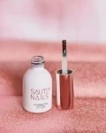 SAUTE NAILS Top Ze Złotą Drobinką Glimmer Top No Wipe - 8ml