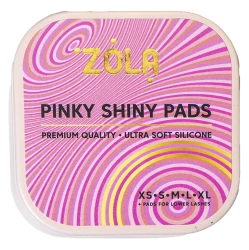 ZOLA Silikonowe Wałeczki do laminacji Pinky Shiny (XS, S, M, L, XL)