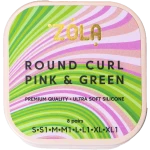 ZOLA Silikonowe Wałeczki do laminacji Round Curl Pink & Green (S, S1, M, M1, L, L1, XL, XL1)