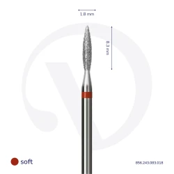 DIVNA Frez Diamentowy 856.243.083.018 (108) 4+1 szt