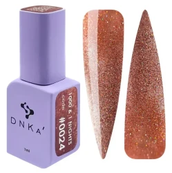 COLOR GEL POLISH CAT'S EYE "DNKa", 7 ml #0024 1000 & 1 NIGHTS