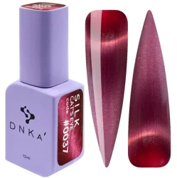 COLOR GEL POLISH CAT'S EYE "DNKa", 7 ml #0037 SILK