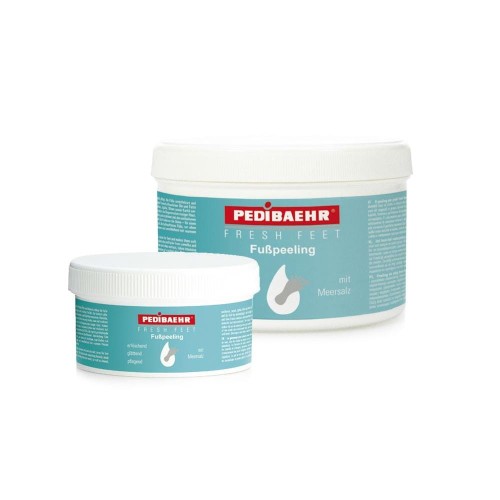 PediBaehr Fresh Feet wygładzający peeling solny do stóp z solą morską 125 ml