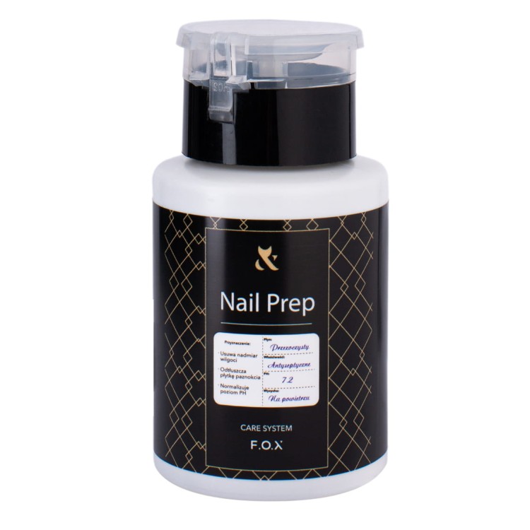 F.O.X Nail Prep 160ml z pompką