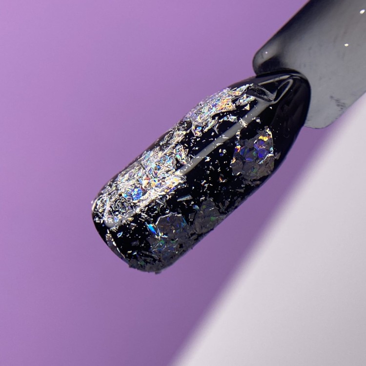 DIVNA Folia do zdobień SILVER HOLOGRAPHIC