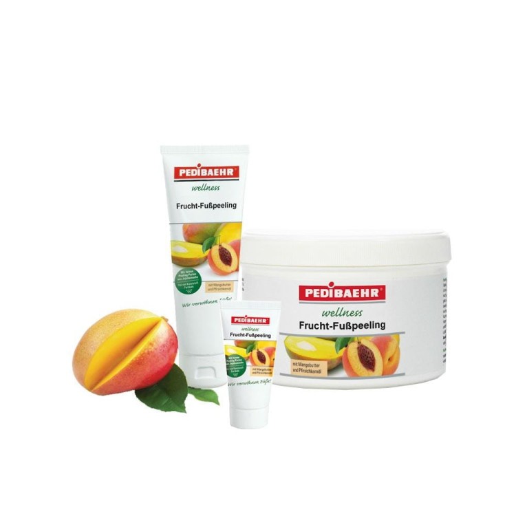 PediBaehr Wellness nawilżający peeling cukrowy z masłem z mango 450 ml