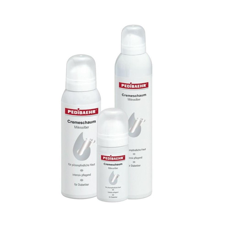 PediBaehr Pianka ochronna do stóp z mikrosrebrem o działaniu przeciwgrzybiczym 125 ml