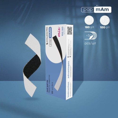 Staleks Wkładki papmAm Dwustronne  DFCEMix-22-100/180 50 szt