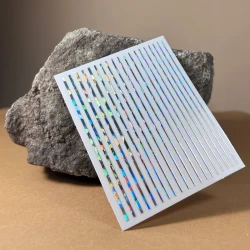 Naklejka Do Paznokci Samoprzylepne Paski Holografic