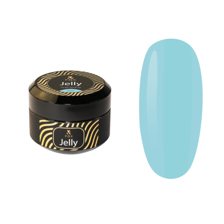 F.O.X Żel konsystencji galaretki do paznokci Jelly Cover Azure 15 ml