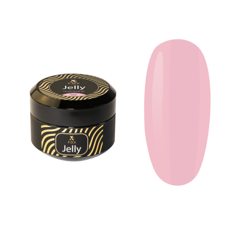 F.O.X Żel konsystencji galaretki do paznokci Jelly Cover Peach pink 15 ml