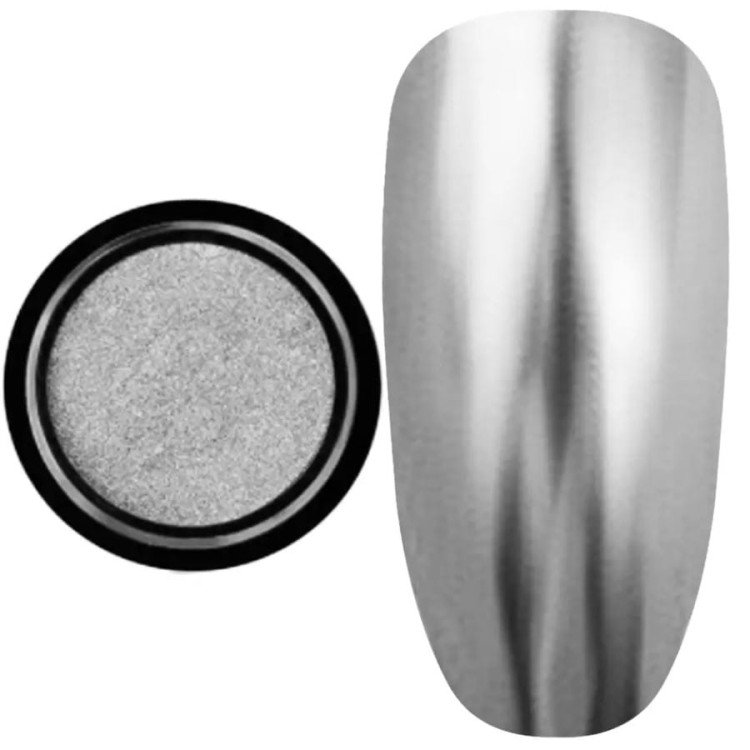 Pyłek do paznokci Silver