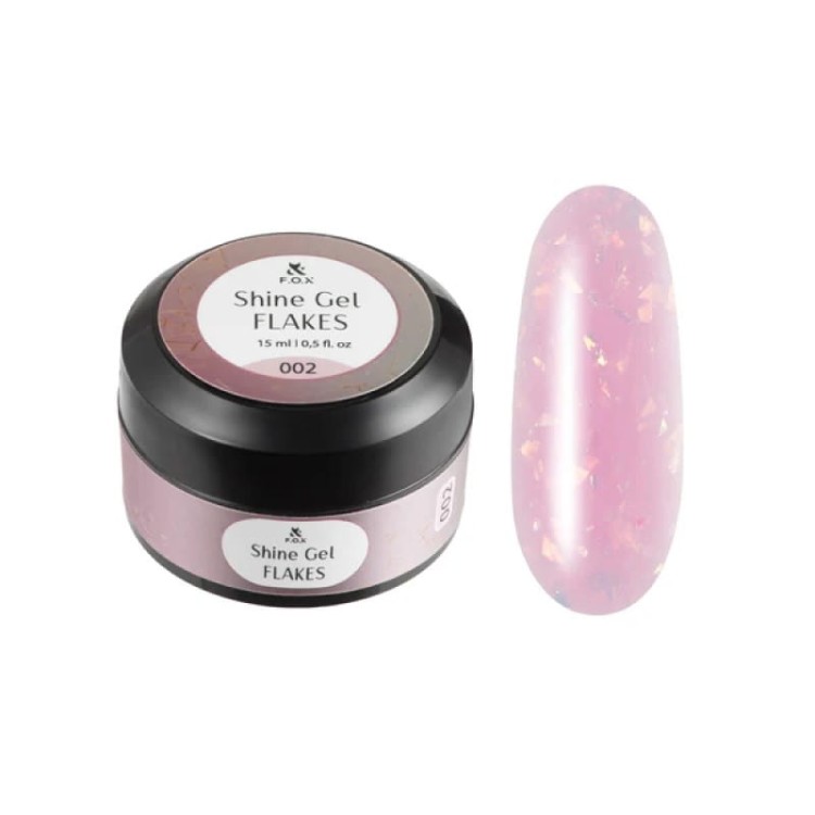 F.O.X Shine Gel Flakes 002 15 ml