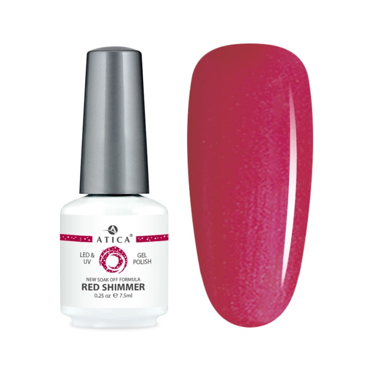 ATICA Lakier hybrydowy 009 Red Shimmer 7,5 ml