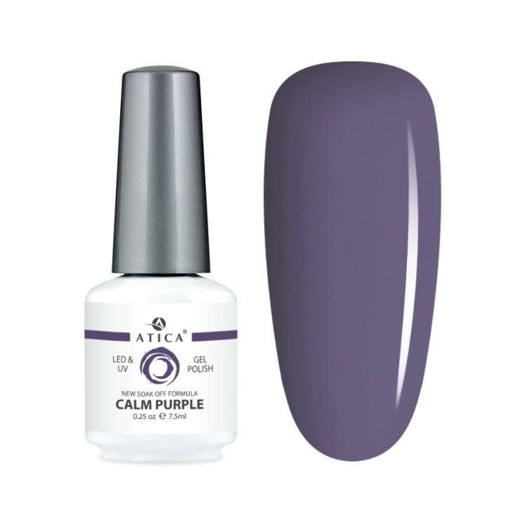 ATICA Lakier hybrydowy 034 Calm Purple 7,5 ml