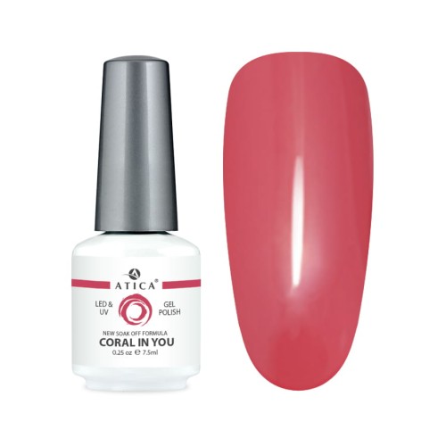ATICA Lakier hybrydowy 071 Coral in You 7,5 ml