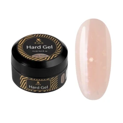 F.O.X Hard gel Glitz Nude, 15 ml żel z dużym brokatem