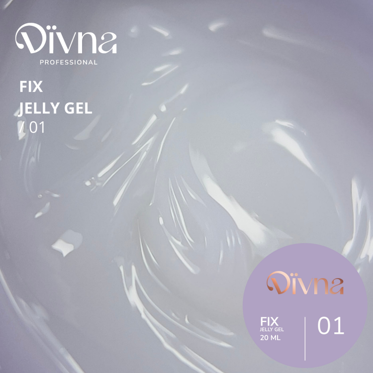 DIVNA Fix Jelly Gel 01 15 ml Mleczny
