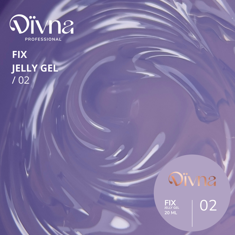 DIVNA Fix Jelly Gel 02 15 ml Przezroczysty