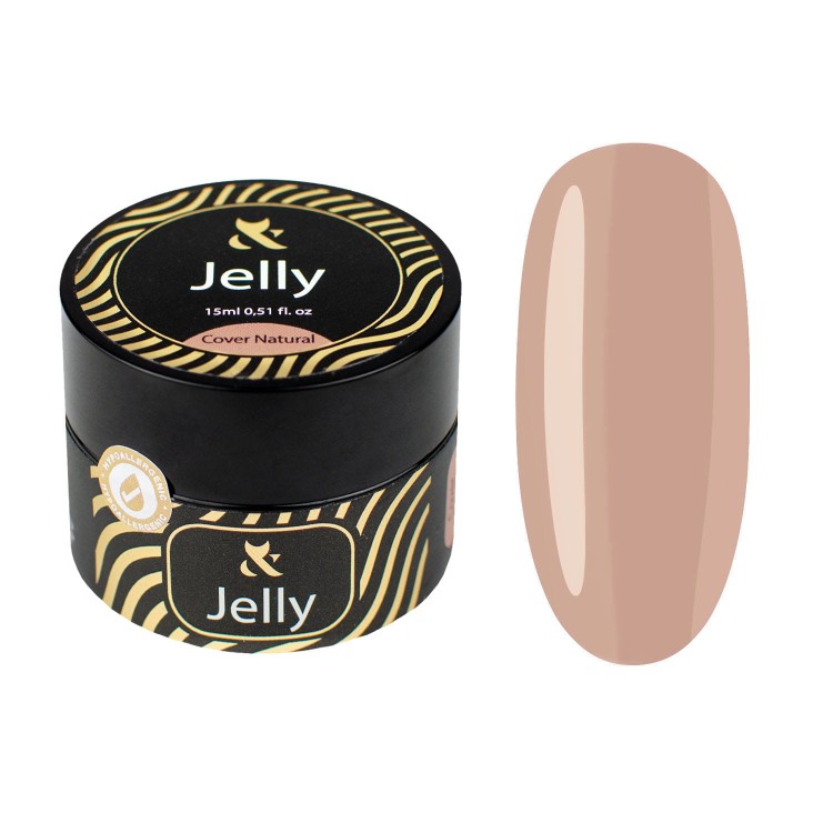F.O.X Żel konsystencji galaretki do paznokci Jelly Gel Cover Natural 15ml