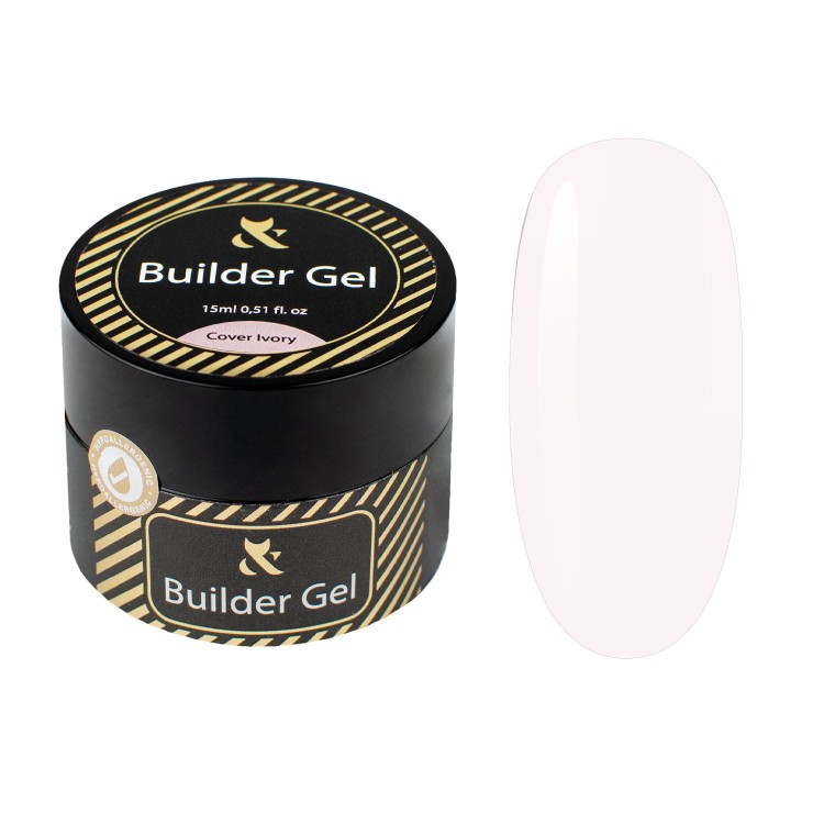 F.O.X Żel Budujący Do Przedłużania Średniej Gęstości Builder Gel Cover Ivory 15ml