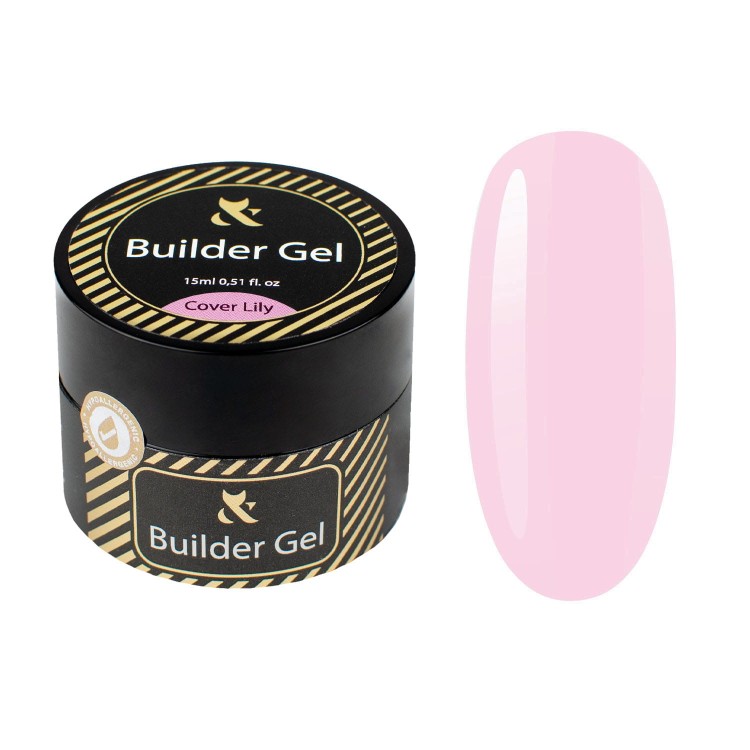 F.O.X Żel Budujący Do Przedłużania Średniej Gęstości Builder Gel Cover Lily 15ml