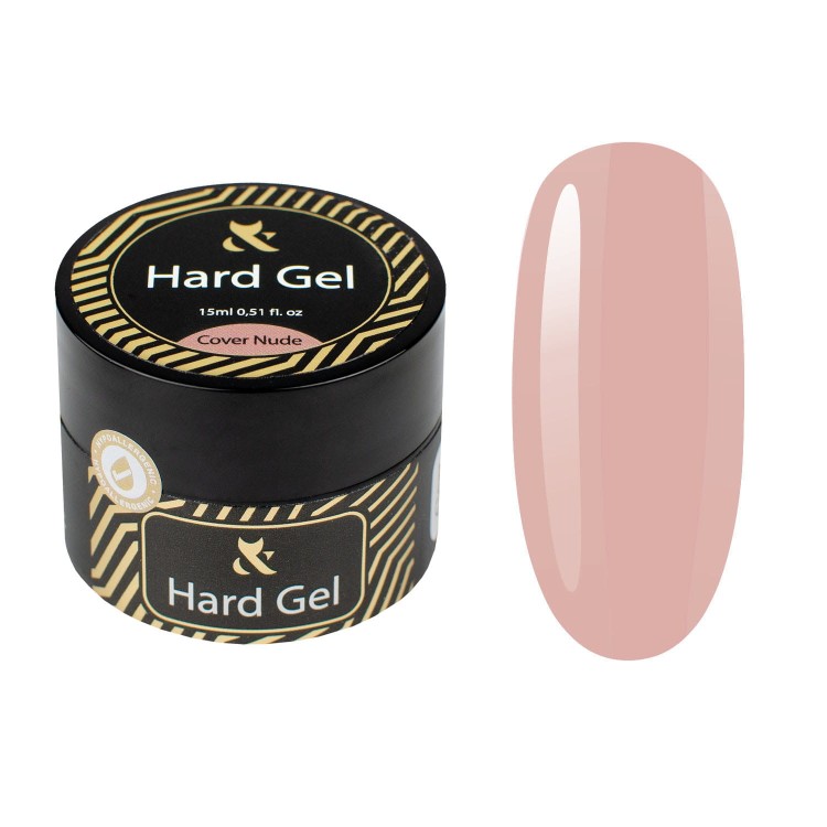 F.O.X Żel o konsystencji bazy do paznokci Hard Gel Cover Nude 15ml