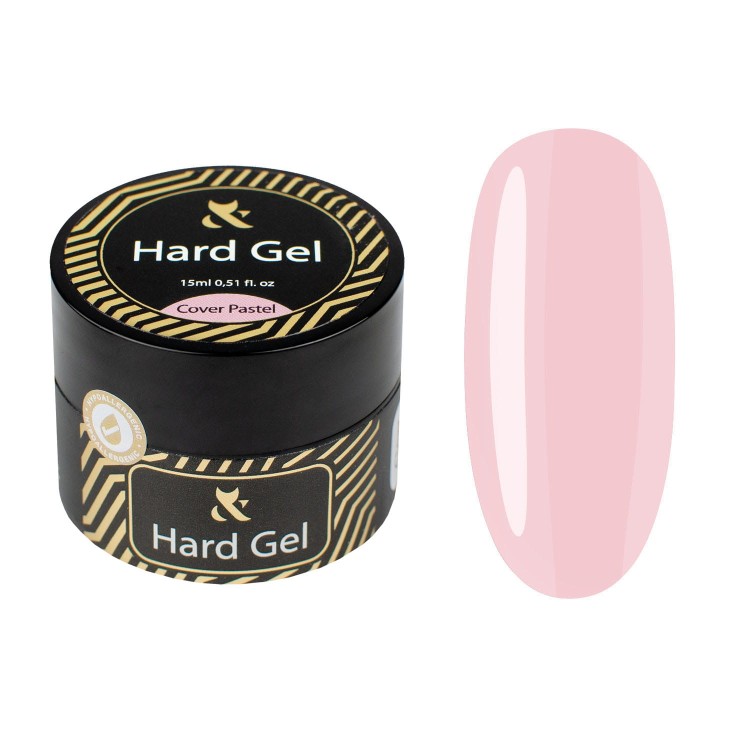 F.O.X Żel o konsystencji bazy do paznokci Hard Gel Cover Pastel 15ml