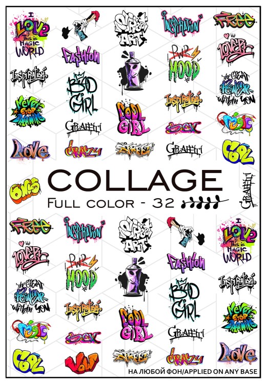 Naklejki Wodne Full Color-32