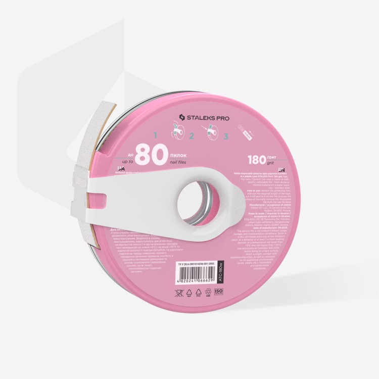 Staleks Rolka z taśmą ścierną PapMam ATC-180 White