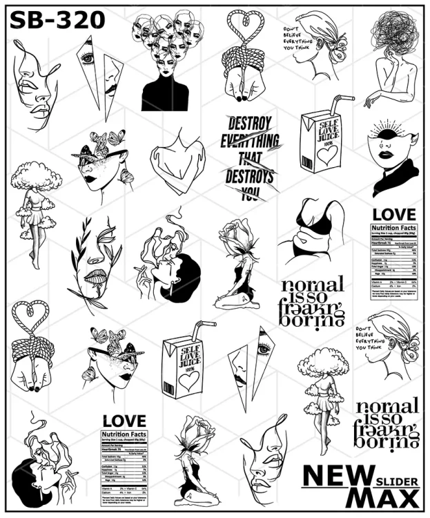 Naklejki Wodne SB-320