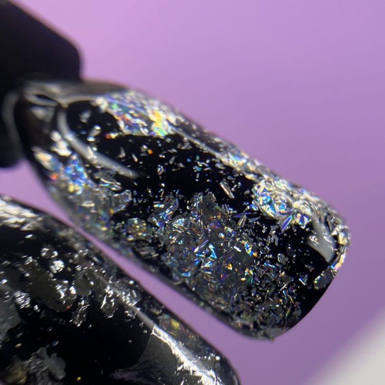 DIVNA Folia do zdobień SILVER HOLOGRAPHIC