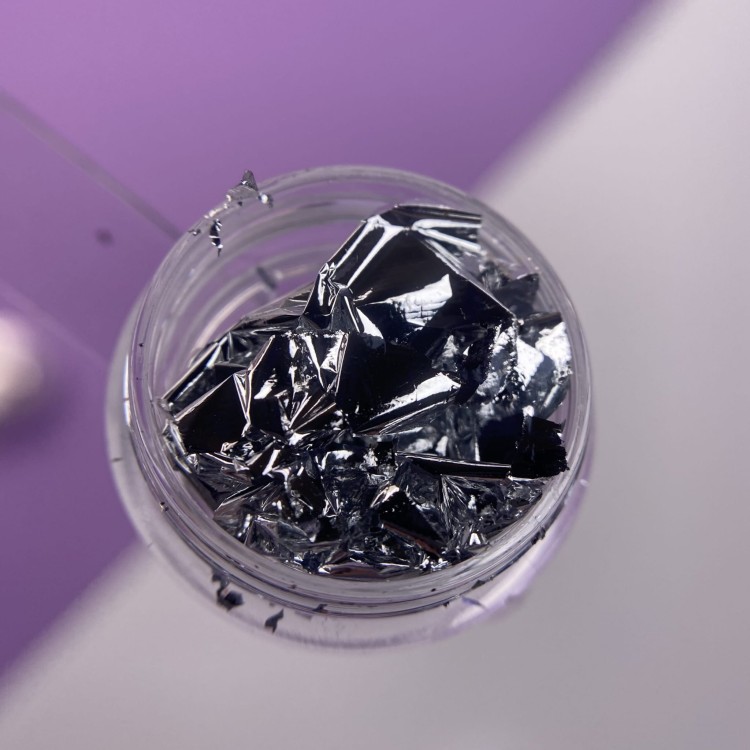 DIVNA Folia do zdobień SILVER HOLOGRAPHIC