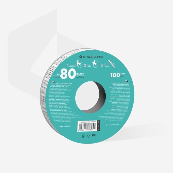 Staleks Rolka z taśmą ścierną ATS-100 White