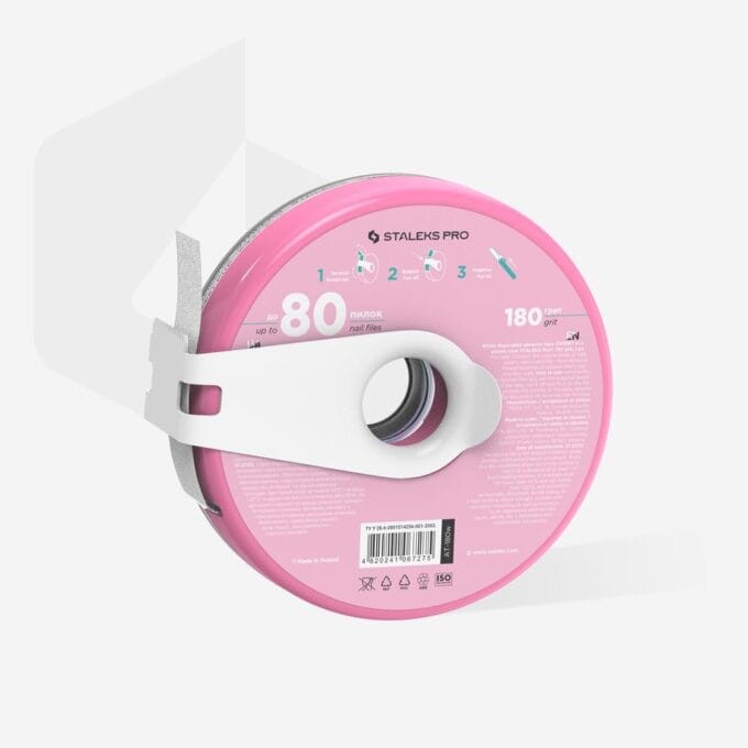 Staleks Rolka z taśmą ścierną PapMam AT-180 White