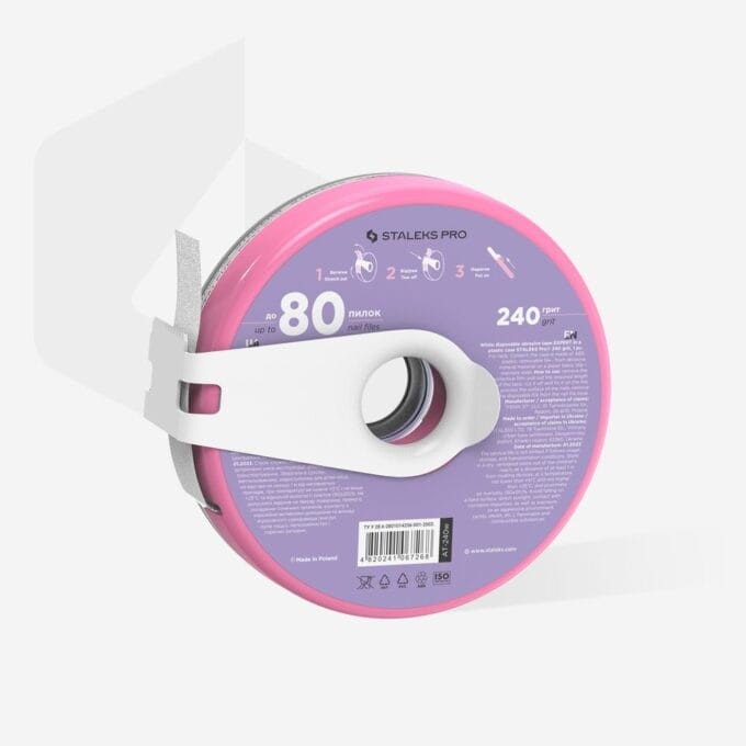 Staleks Rolka z taśmą ścierną PapMam AT-240 White