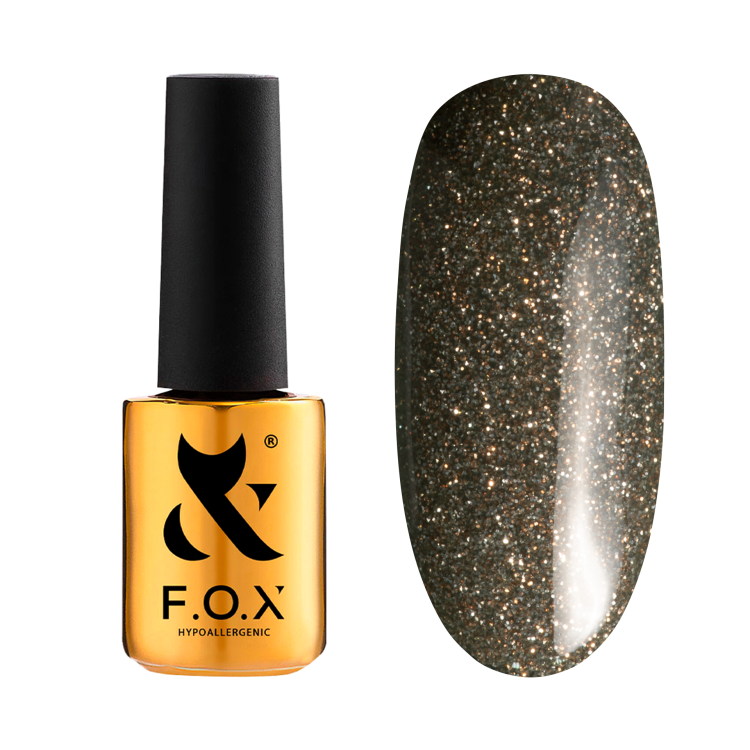 F.O.X Sparkle 002 Odblaskowy Lakier Hybrydowy Do Paznokci Flash Gel Polish