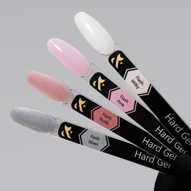 F.O.X Żel o konsystencji bazy do paznokci Hard Gel Milky 30 ml